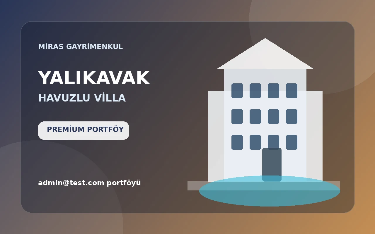 Yalıkavak’ta Deniz Manzaralı Havuzlu Müstakil Villa